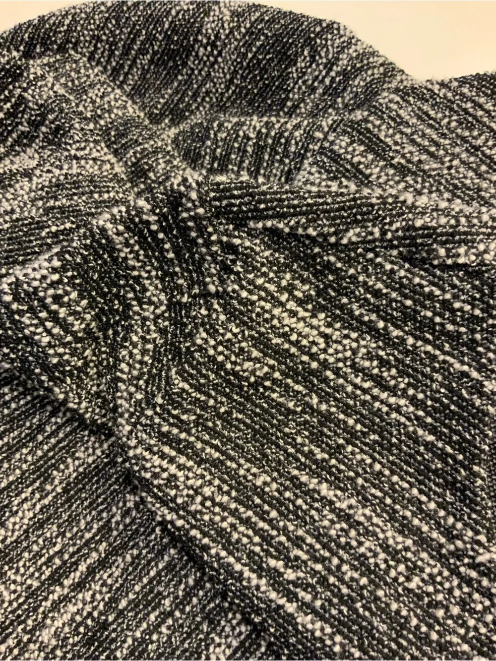 Banana Republic Black & White Knit Short Sleeve Dress